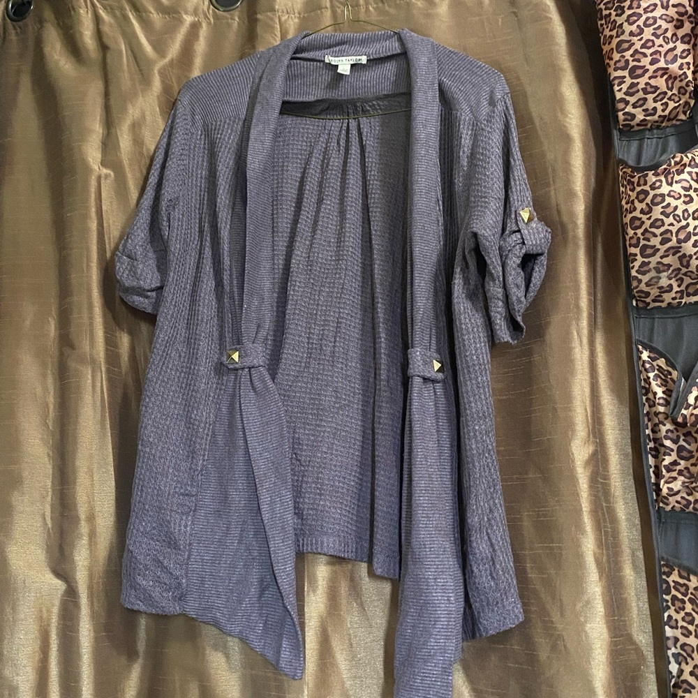 Grey cardigan